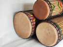 Juego de tambores dunun de Guinea de melina