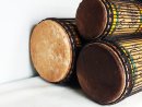 Juego de tambores bajos dundun - Set de dundunes de Guinea