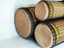 Juego de tambores dunun de Guinea de melina