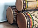 Juego de tambores bajos dundun - Set de dundunes de Guinea