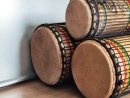 Juego de tambores bajos dundun - Set de dundunes de Guinea