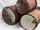Juego de tambores dunun de Malí de lenke