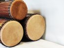 Juego de tambores dunun de Guinea de madera de balafón (gueni)