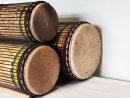 Juego de tambores bajos dundun - Set de dundunes de Guinea