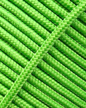 Cuerda tambor yembé reforzada PES 5 mm Verde golf 100 m