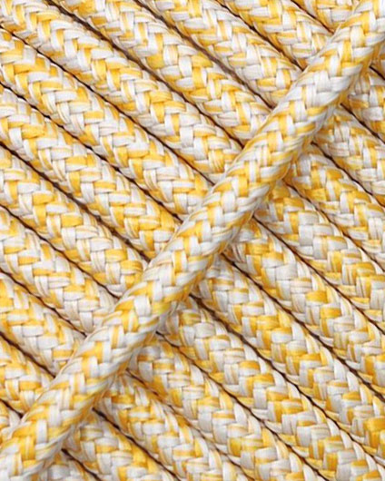 Cuerda reforzada para tambor djembe 5 mm Beige / Naranja claro 20 m