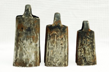 Trio de campanas de dundun de Guinea - Campana dundun
