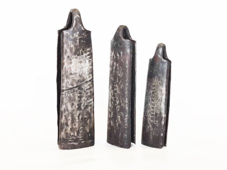 Trio de campanas de Sangbarala de dundun de Guinea - Campana dundun