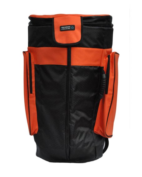 Funda de djembe profesional Percussion Africaine Premium Naranja XL