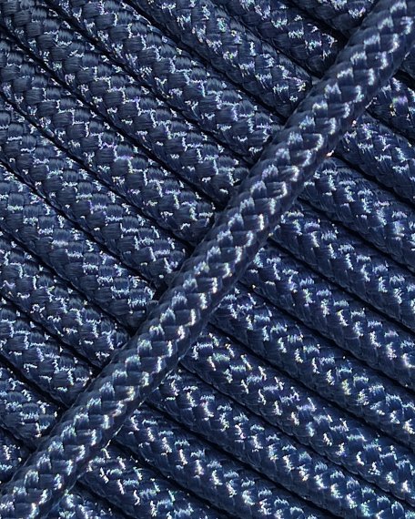 Cuerda yembé reforzada PES 5 mm Azul denim 100 m