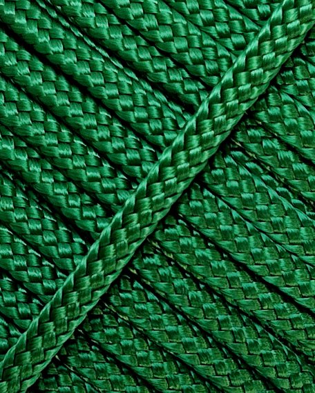 Cuerda yembé hueca PES 5 mm Verde 20 m