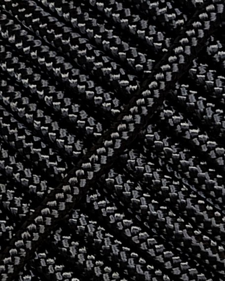 Cuerda tambor yembé reforzada PES 5 mm Carbón 100 m