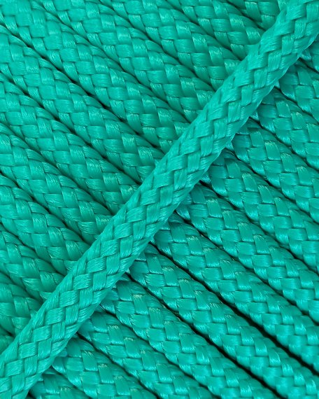 Cuerda tambor yembé hueca PES 4 mm Verde esmeralda 20 m