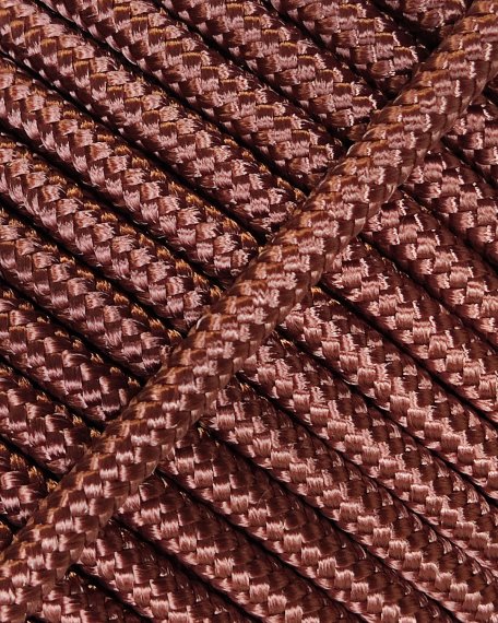 Cuerda tambor yembé reforzada PES 5 mm Marrón cobrizo 100 m