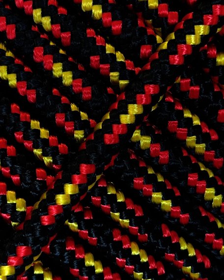 Cuerda yembé reforzada PES 4 mm Negro / España 100 m