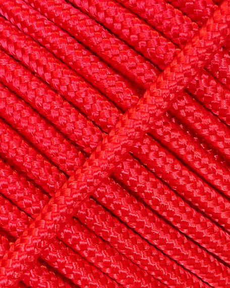 Cuerda tambor yembé reforzada PES 4 mm Rojo 100 m