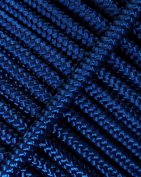 Cuerda trenzada con núcleo Ø5 mm azul regio 100 m - Cuerda para tambor djembé
