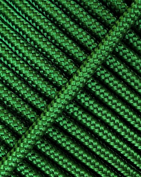 Cuerda yembé reforzada PES 6 mm Verde 100 m