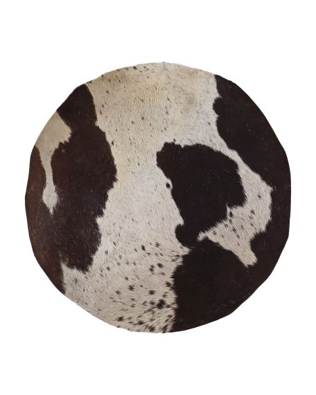 Piel de vaca gruesa con pelo para tambor chamánico L