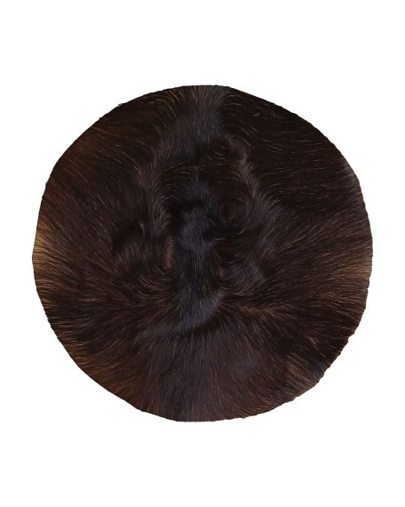Piel de becerro semigruesa con pelo para tambor djembe M