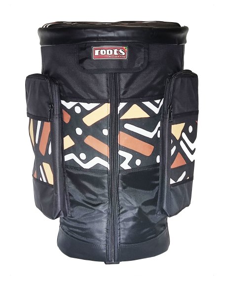 Funda para djembe Roots Percussions calidad premium Bogolan