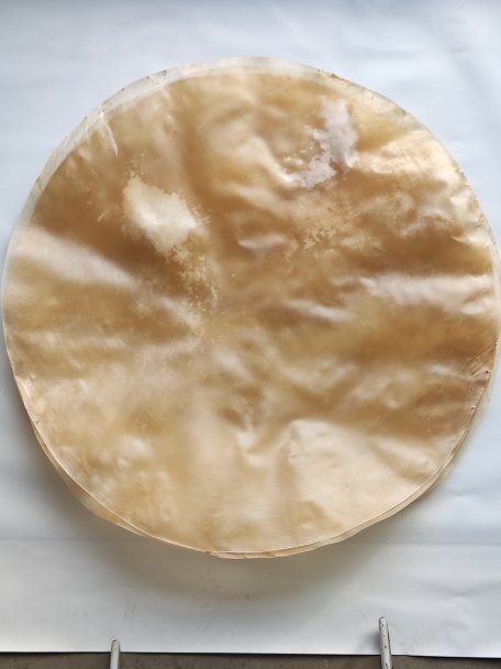 Piel de becerro o piel de vaca fina muy muy grande sin pelo para tambor djembé percusion