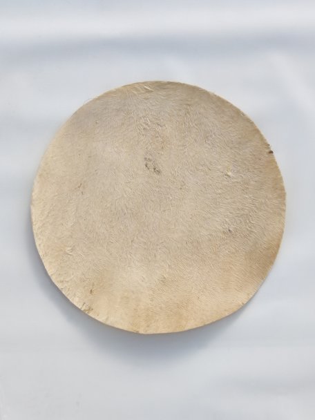 Piel de mula fina con pelo para tambor djembe M