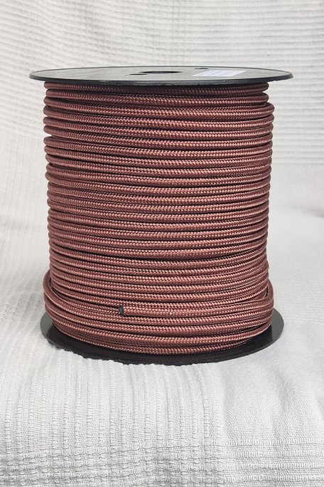 Carrete de driza Ø5 mm marrón cobrizo para tambor djembé