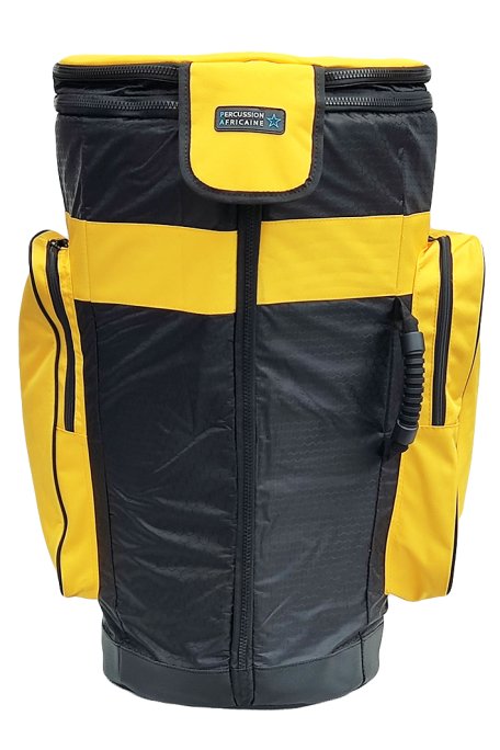 Funda para djembe Percussion Africaine calidad premium XL amarillo