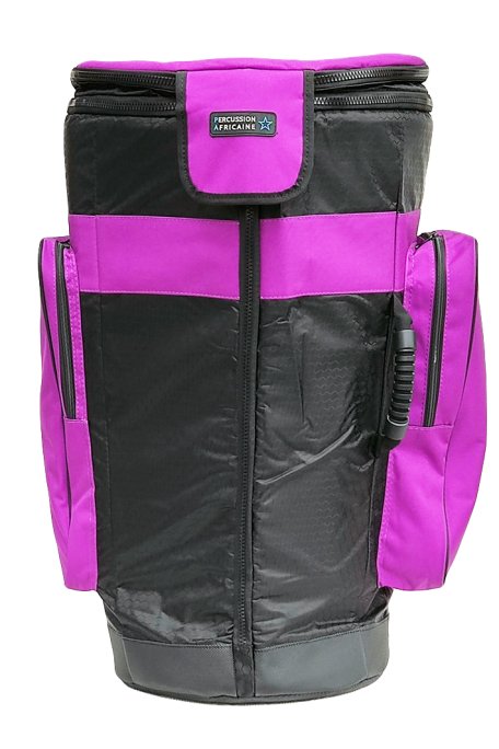 Funda para djembe Percussion Africaine calidad premium XL violeta