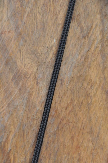 Carrete de driza Ø4 mm negra para tambor djembé