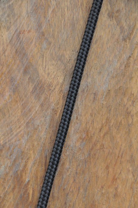 Carrete de driza Ø5 mm negra para tambor djembé