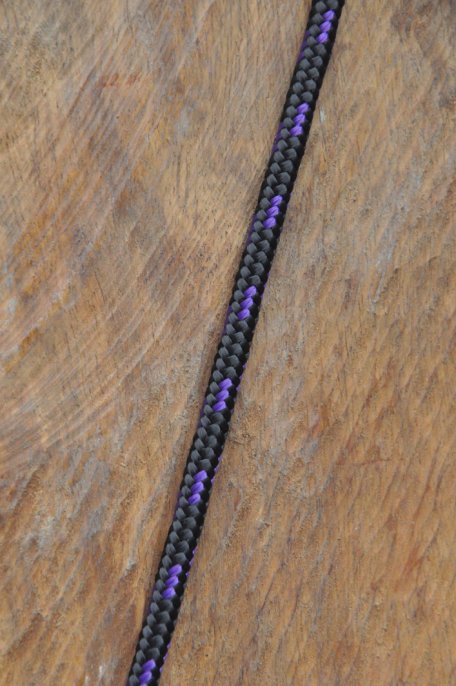 Cuerda de alpinismo djembé Ø5 mm negra / violeta - Cuerda para djembe tambor