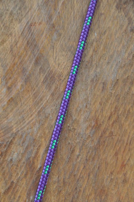 Cuerda de alpinismo djembè Ø4 mm violeta / verde - Cuerda para djembe tambor