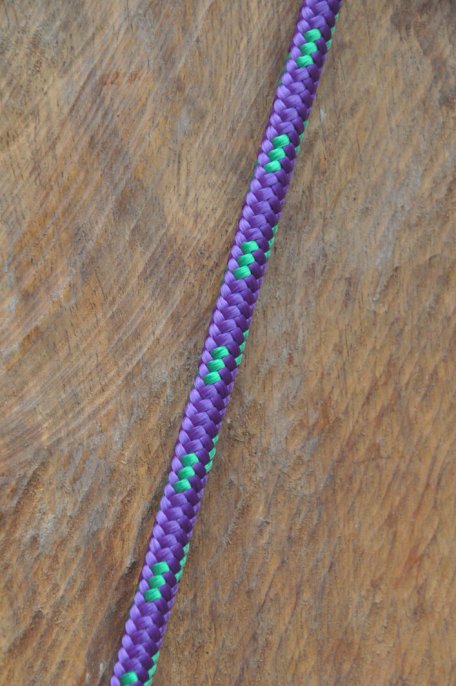 Cuerda de alpinismo djembé Ø6 mm violeta / verde - Cuerda para djembe tambor