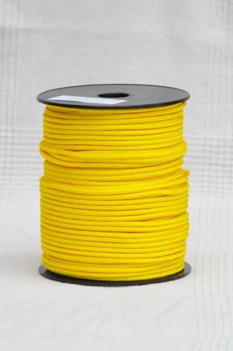 Carrete de drizza Ø4 mm amarillo girasol para tambor djembé