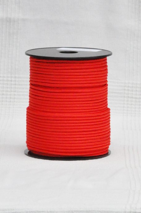 Carrete de drizza Ø4 mm rojo para tambor djembé
