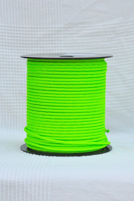 Cuerda de alpinismo djembé Ø5 mm verde neón - Cuerda para djembe tambor