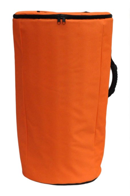 Funda para djembe Percussion Africaine alta calidad L naranja