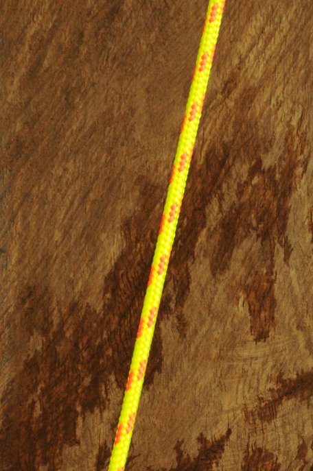 Cuerda de alpinismo djembè Ø4 mm amarilla flúor / naraja - Cuerda para djembe tambor