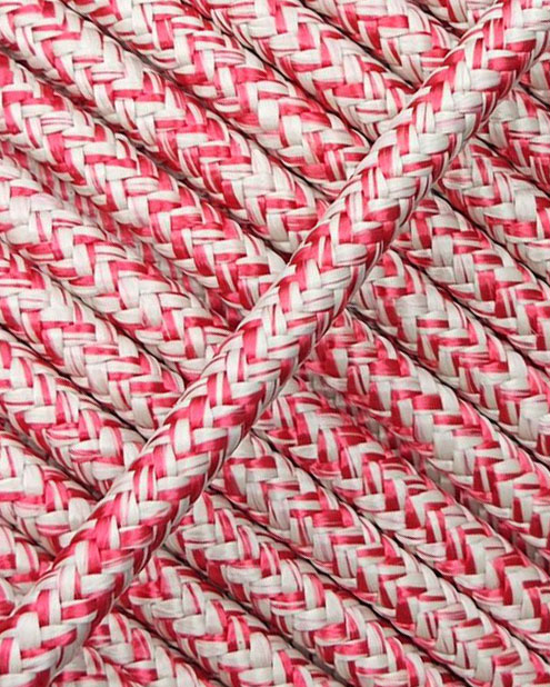 Cuerda reforzada para tambor djembe 5 mm Beige / Rojo 20 m