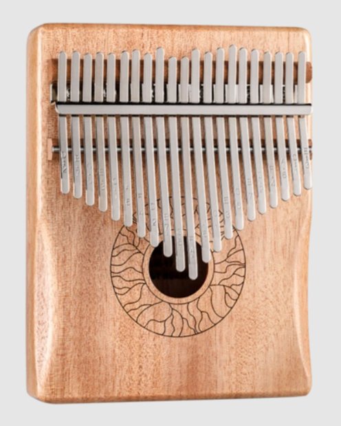 Eco kalimba barata 21 teclas Caoba
