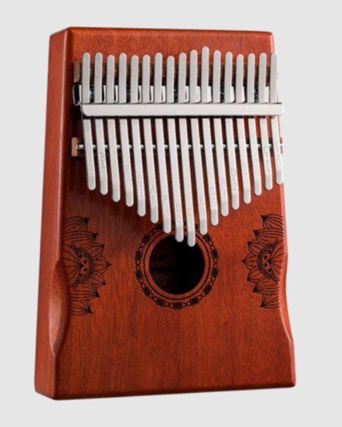 Eco kalimba barata 17 teclas Rojo