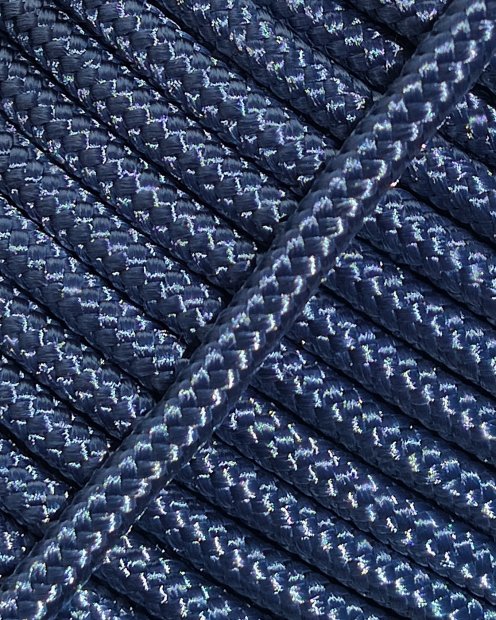Cuerda tambor yembé reforzada PES 5 mm Azul denim 100 m