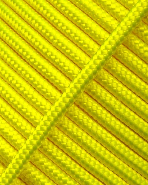Cuerda tambor yembé reforzada PES 5 mm Girasol fluo 20 m