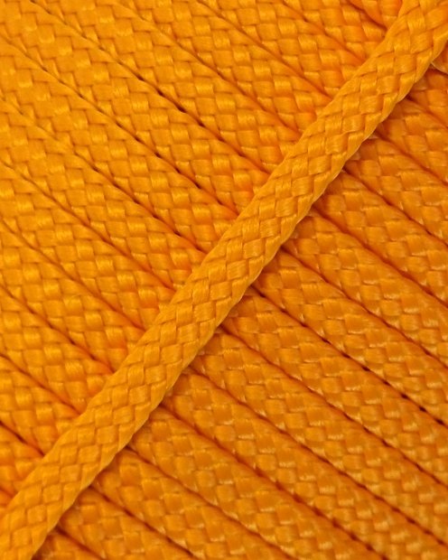 Cuerda tambor yembé hueca PES 5 mm Naranja claro 100 m