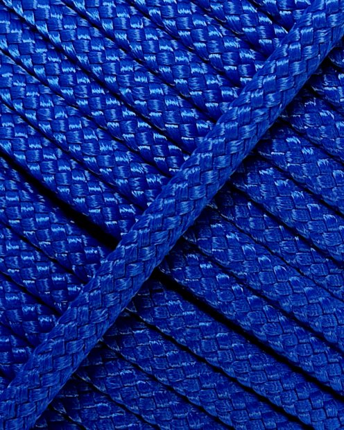 Cuerda tambor yembé hueca PES 4 mm Azul Francia 20 m