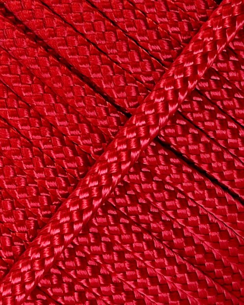 Cuerda tambor yembé hueca PES 4 mm Rojo 100 m