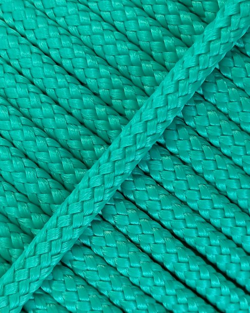 Cuerda tambor yembé hueca PES 4 mm Verde esmeralda 20 m