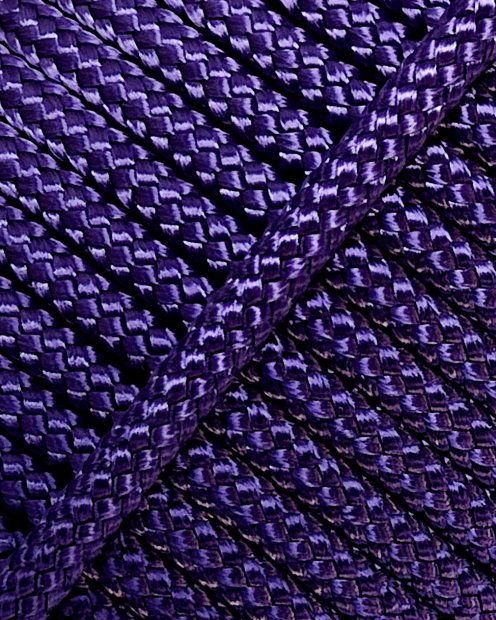 Cuerda tambor yembé hueca PES 4 mm Violeta 100 m